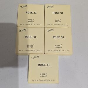 Le Labo Rose 31 Soap Set of 5 x 60g